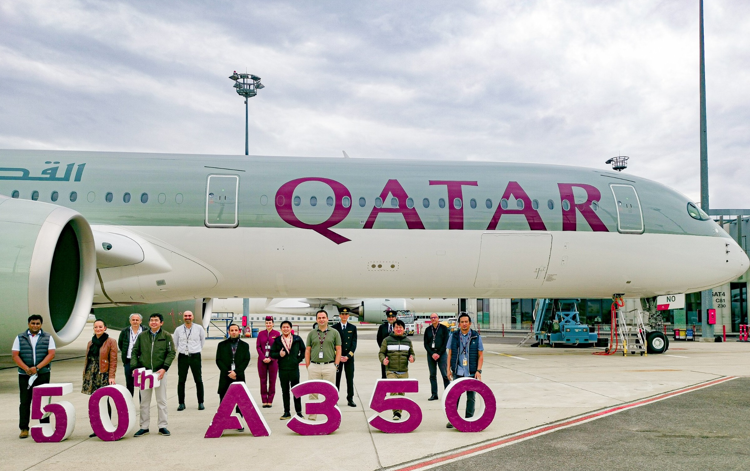Qatar Airways takes delivery of three more Airbus A350-1000 aircrafts 