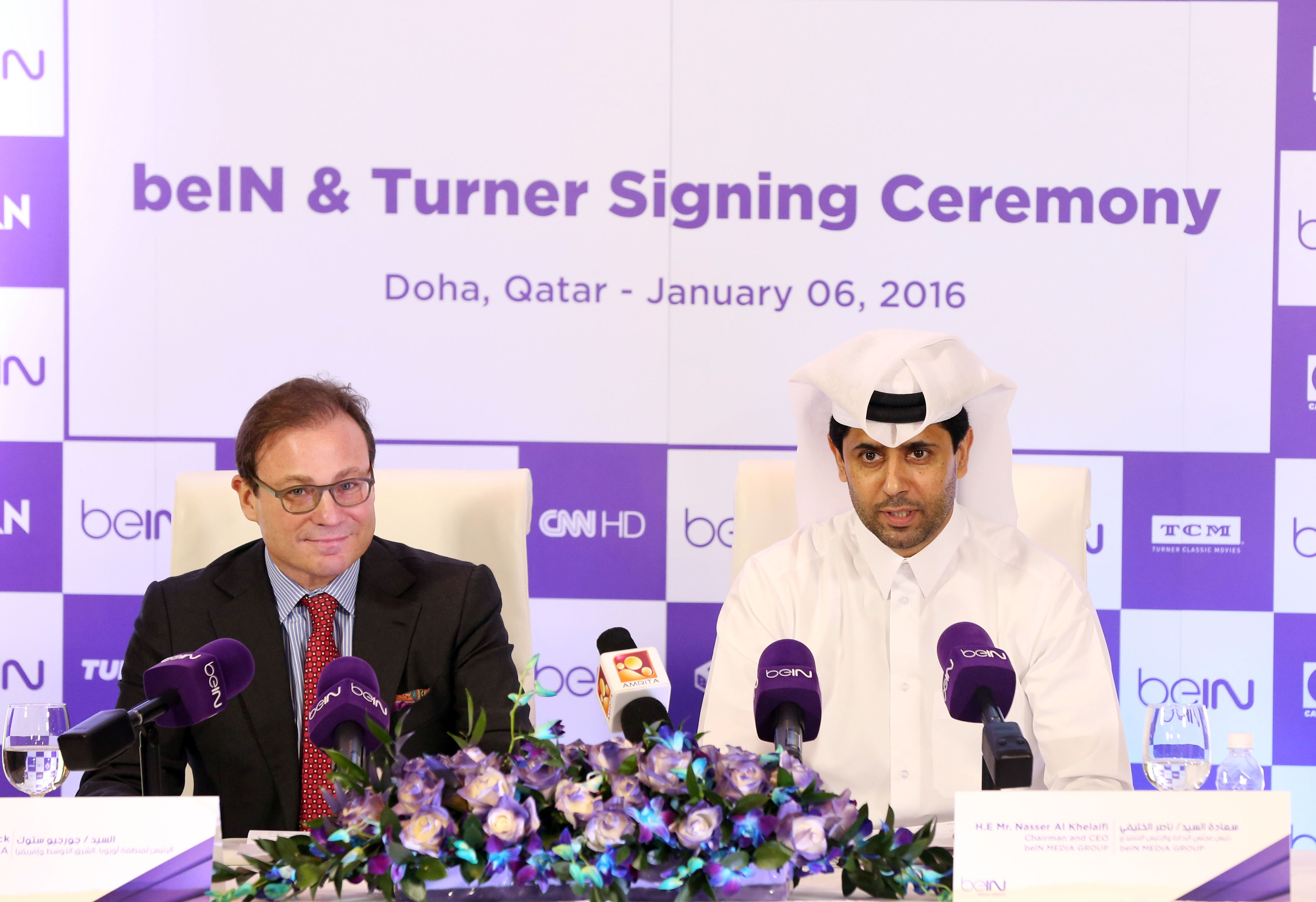 beIN and Turner sign exclusive partnership for MENA region
