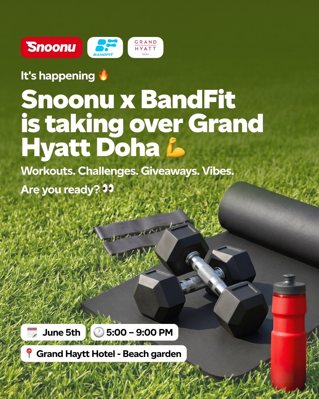 Snoonu x BandFit Fitness Activity